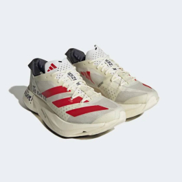 ★ Adidas Adizero Adios Pro 3 Off White Better Scarlet ☆ Adidas Adizero Adios Pro 3 Off White Better Scarlet