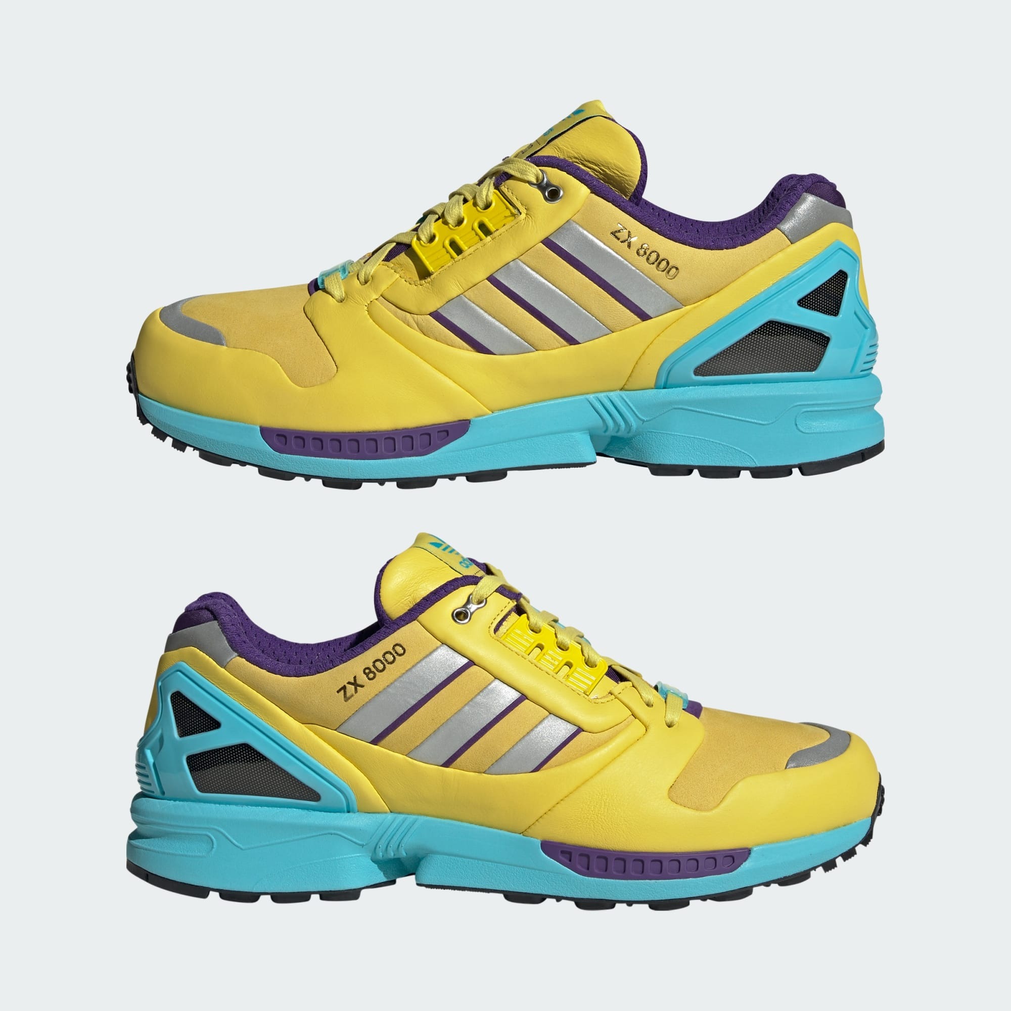 adidas Consortium ZX 8000 JC & MT Yellow Blue Glow JQ4359 | More