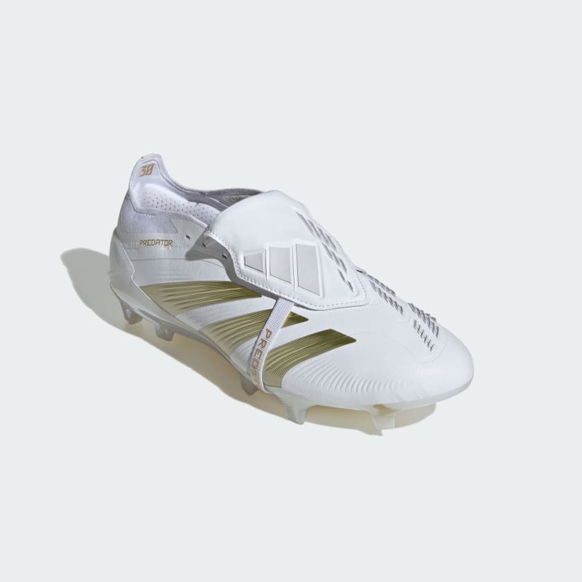 white and gold adidas predator