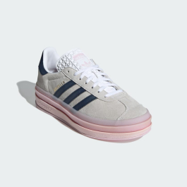 adidas gazelle silver green womens adidas Women's Originals Gazelle Bold "Clear Pink"