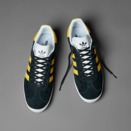 adidas Originals Gazelle Core Black Impact Yellow IG0669
