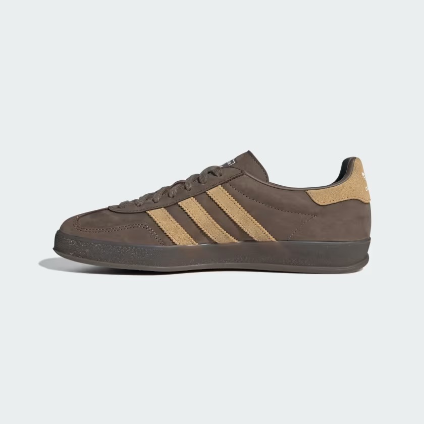 adidas Originals Gazelle Indoor Cargo Brown Golden Beige JQ8386