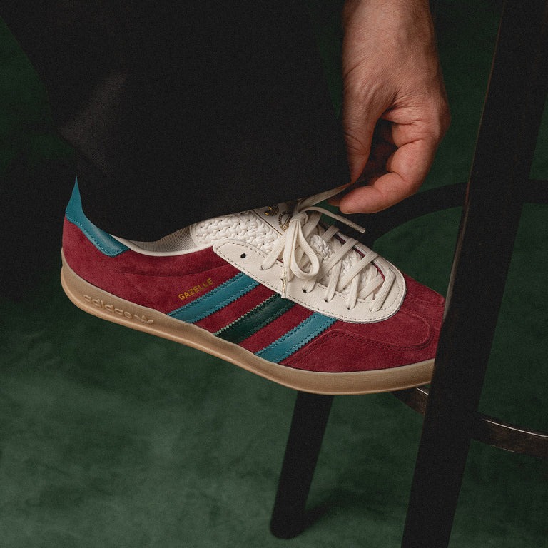 adidas gazelle silver green womens Men's adidas Originals Gazelle Shoes Burgundy main image 0