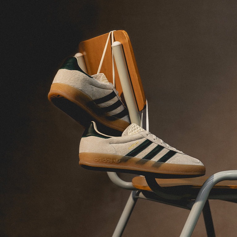 adidas Originals Gazelle Indoor Cream White Collegiate Green IH7502 | More  Sneakers