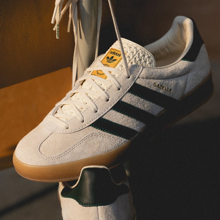 adidas gazelle silver green womens ADIDAS GAZELLE ADV GREEN / CLOUD WHITE / GOLD METALLIC main image 0