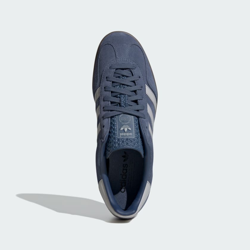 adidas gazelle silver green womens Gazelle Indoor Shoes Preloved Ink/Cloud White/Shadow Navy – Karen Walker main image 1