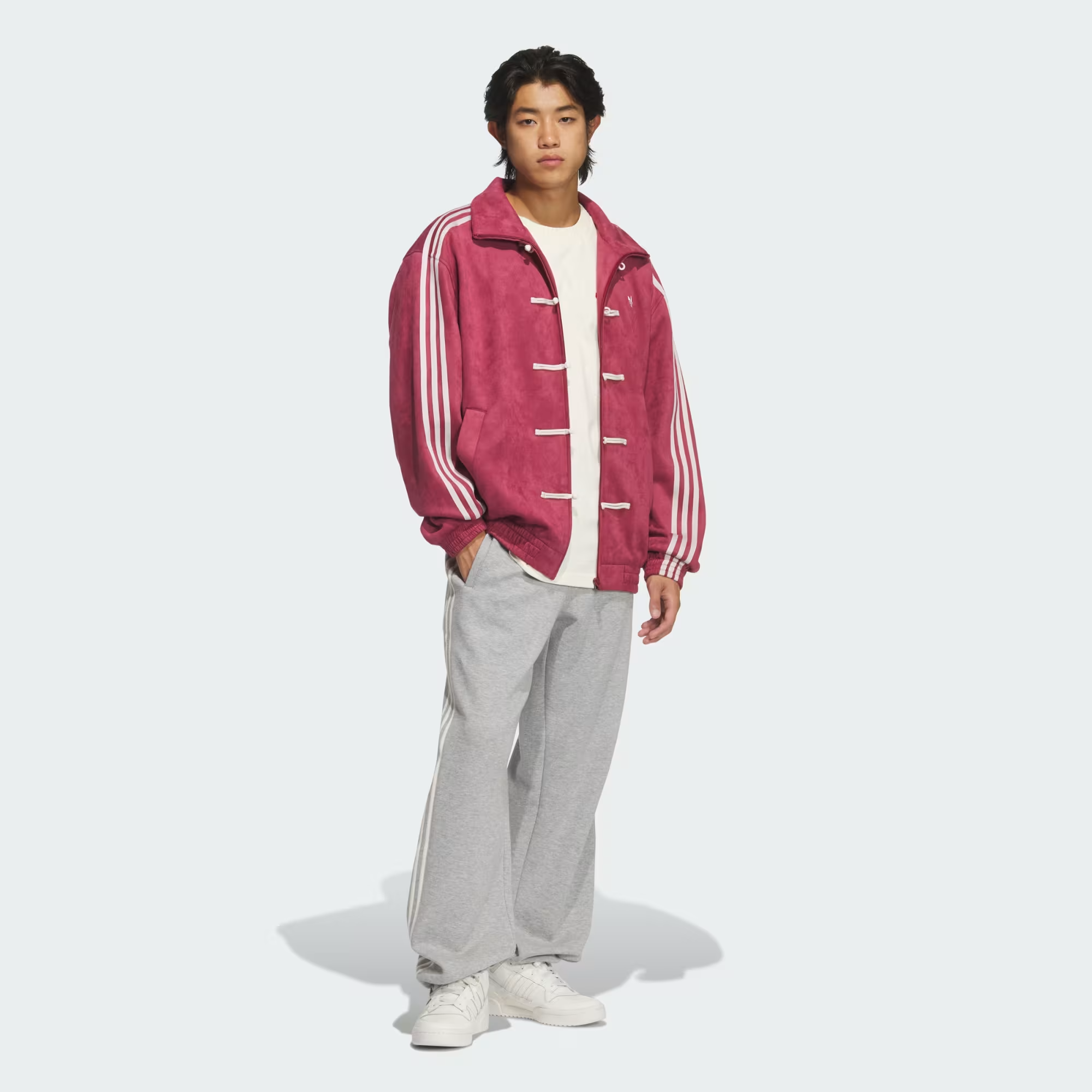 adidas Originals New Chinese Style Track Top Collegiate Burgundy