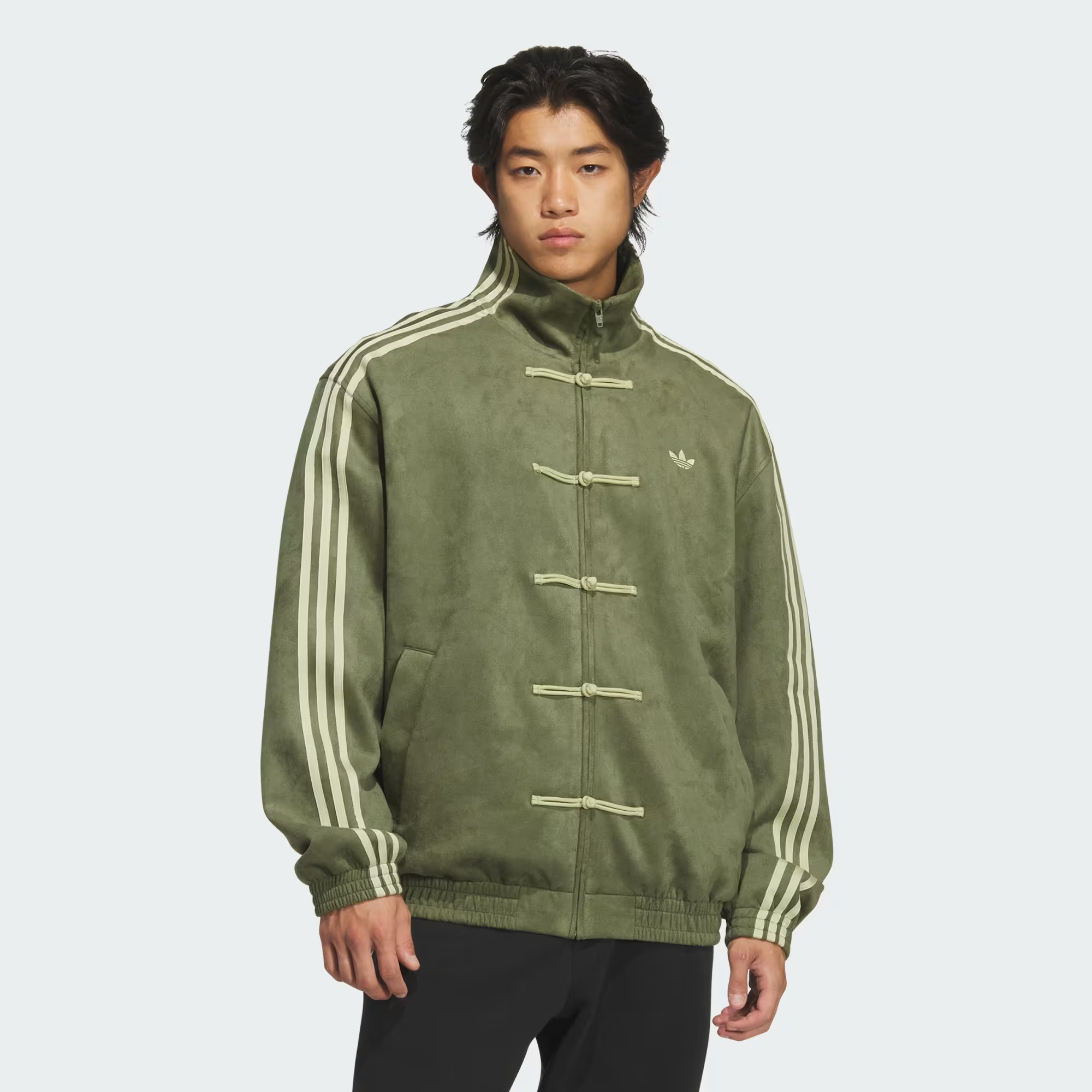 adidas Originals New Chinese Style Track Top Focus Olive KT3847