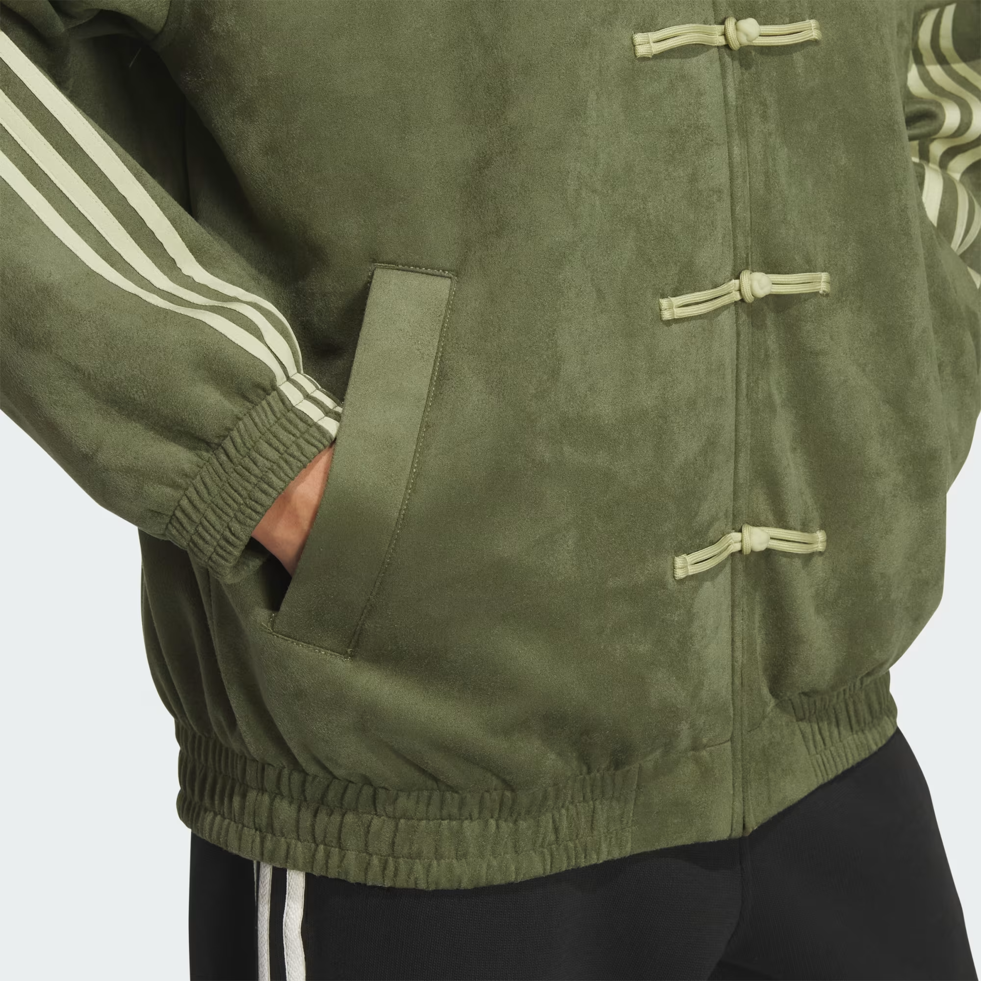adidas Originals New Chinese Style Track Top Focus Olive KT3847