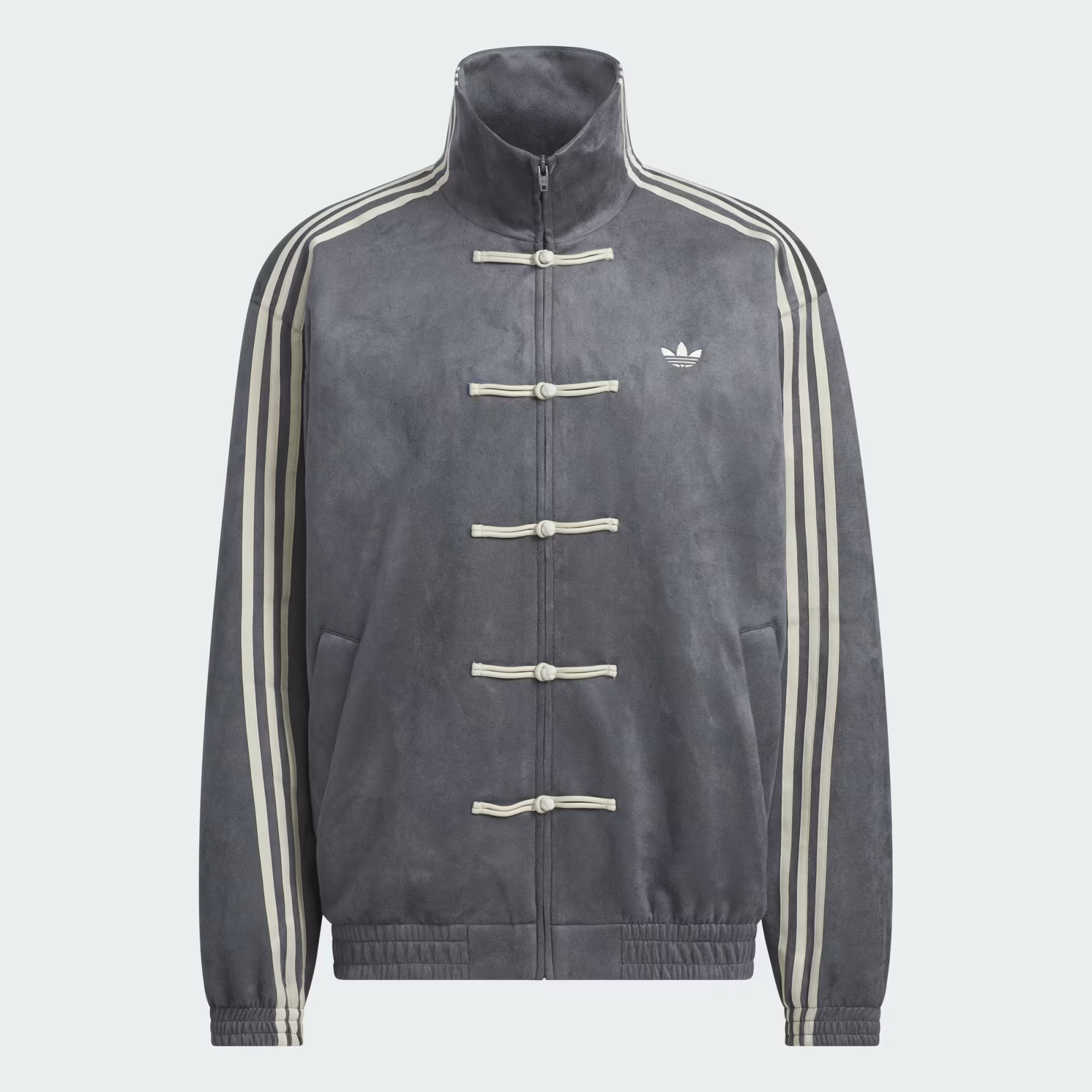 adidas Originals New Chinese Style Track Top Grey Six KR0295