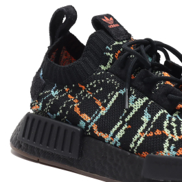 adidas gazelle silver green womens ADIDAS NMD R1 PK Size 12.5 Black Green Splattered Nylon Lace Up Sneake –  Sui Generis Designer Consignment main image 1
