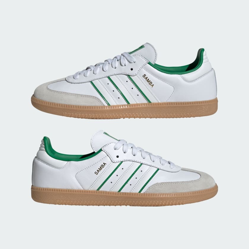 adidas gazelle silver green womens Samba OG