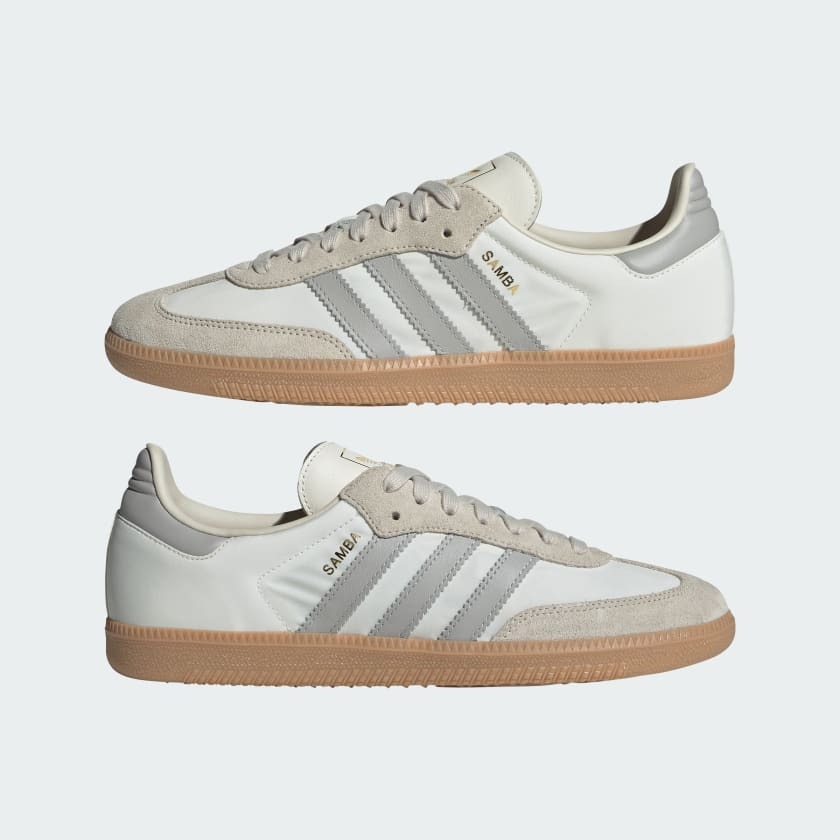 adidas SAMBA ホワイト グレー adidas Samba - Core White/Grey Two/Cream White