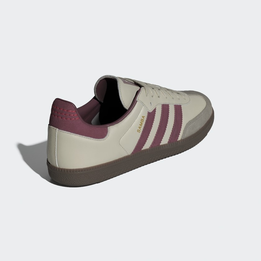 adidas Originals Samba OG Putty Grey Maroon ID1482 | More