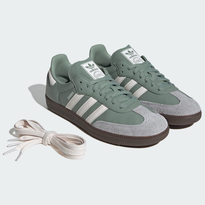adidas Originals Samba OG Silver Green JI1866 | More Sneakers