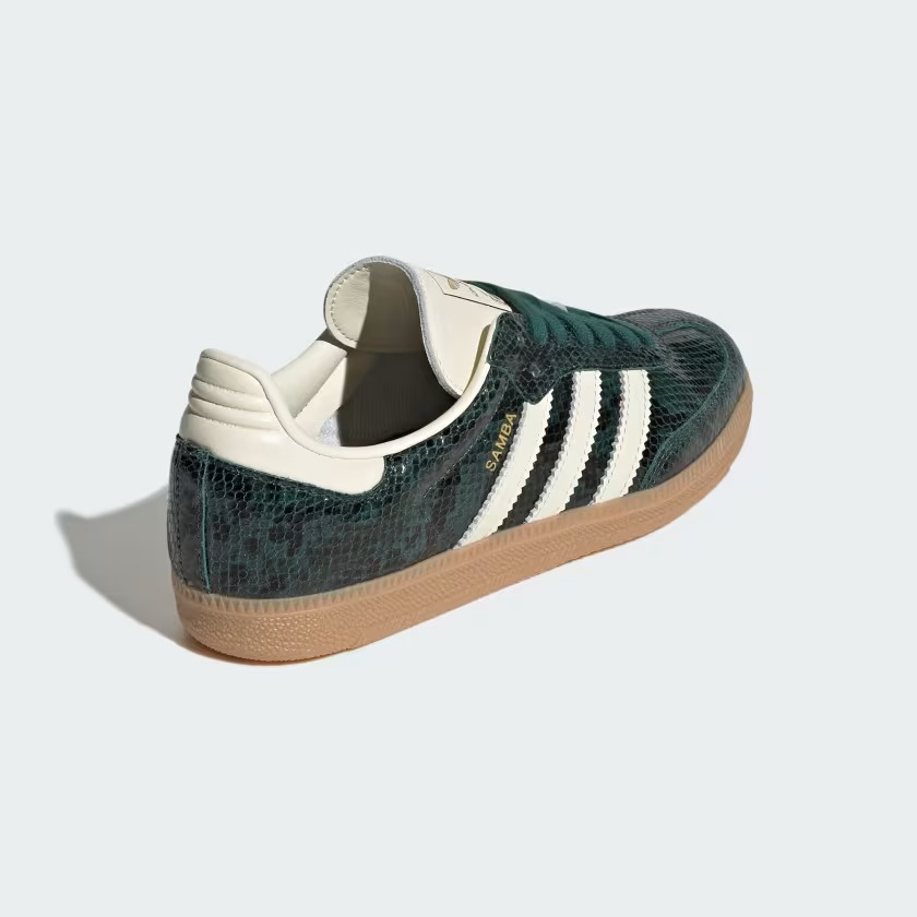 adidas Originals Samba OG Snakeskin Collegiate Green JR8848 | More Sneakers