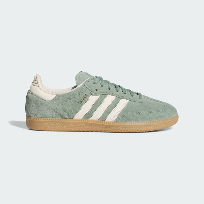 adidas gazelle silver green womens adidas Originals Samba Mn Ftwr White / Green  Trs Bien