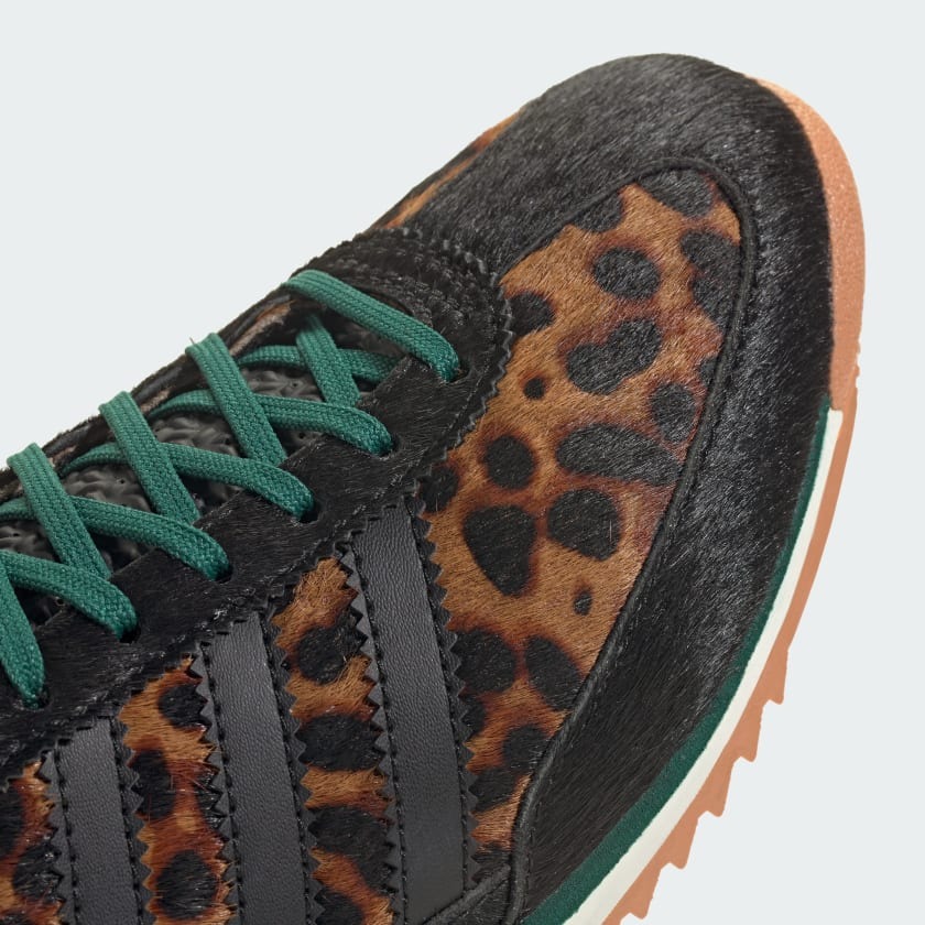 Womens adidas Originals SL 72 OG Black Green Leopard JI0187