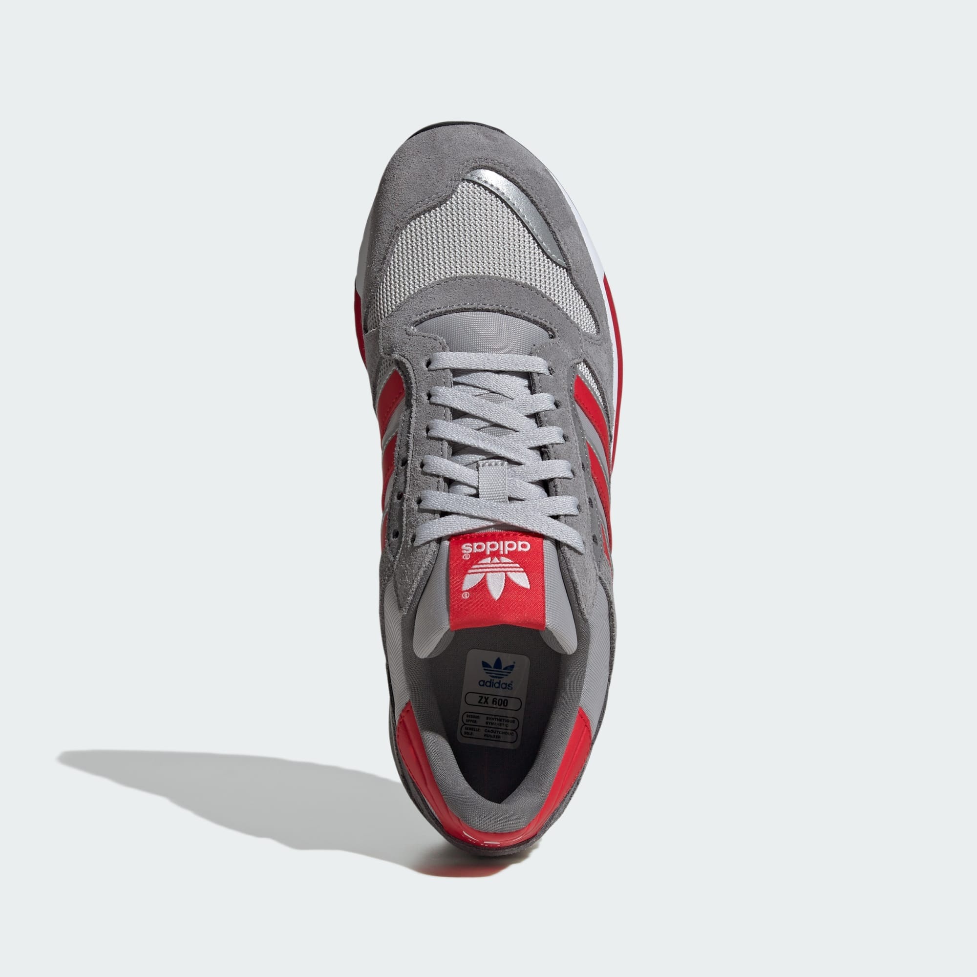 adidas Originals ZX 600 Grey Three Better Scarlet JP8182