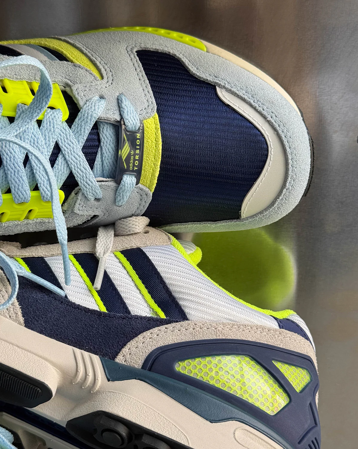 adidas Originals ZX 8000 Dark Blue Footwear White Solar Yellow
