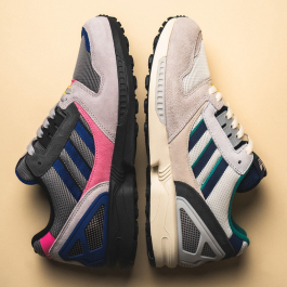 むー adidas Originals ZX 8000 Grey Three Semi Lucid Blue Lucid Pink