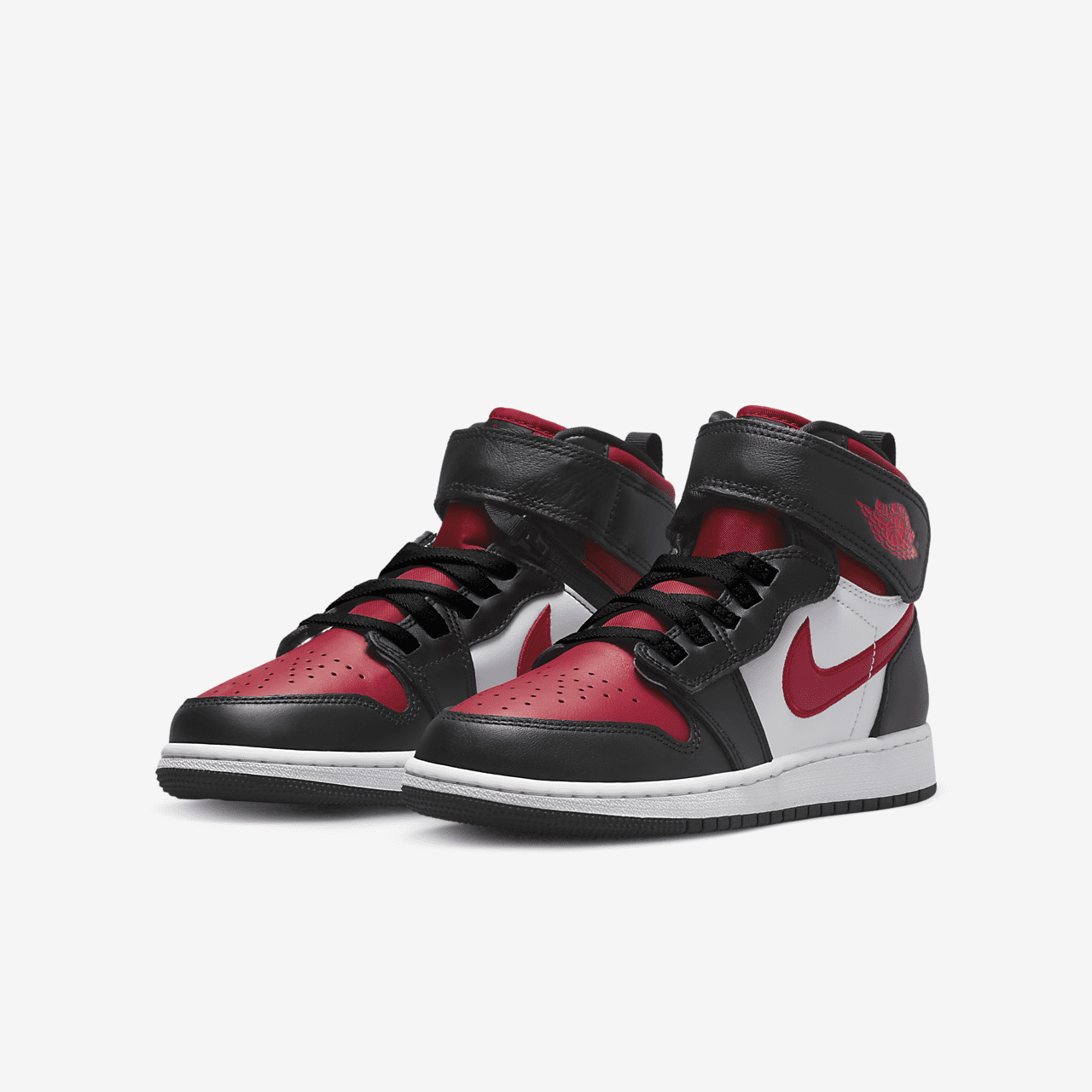 Air Jordan 1 High FlyEase GS Black Fire Red DC7986-061