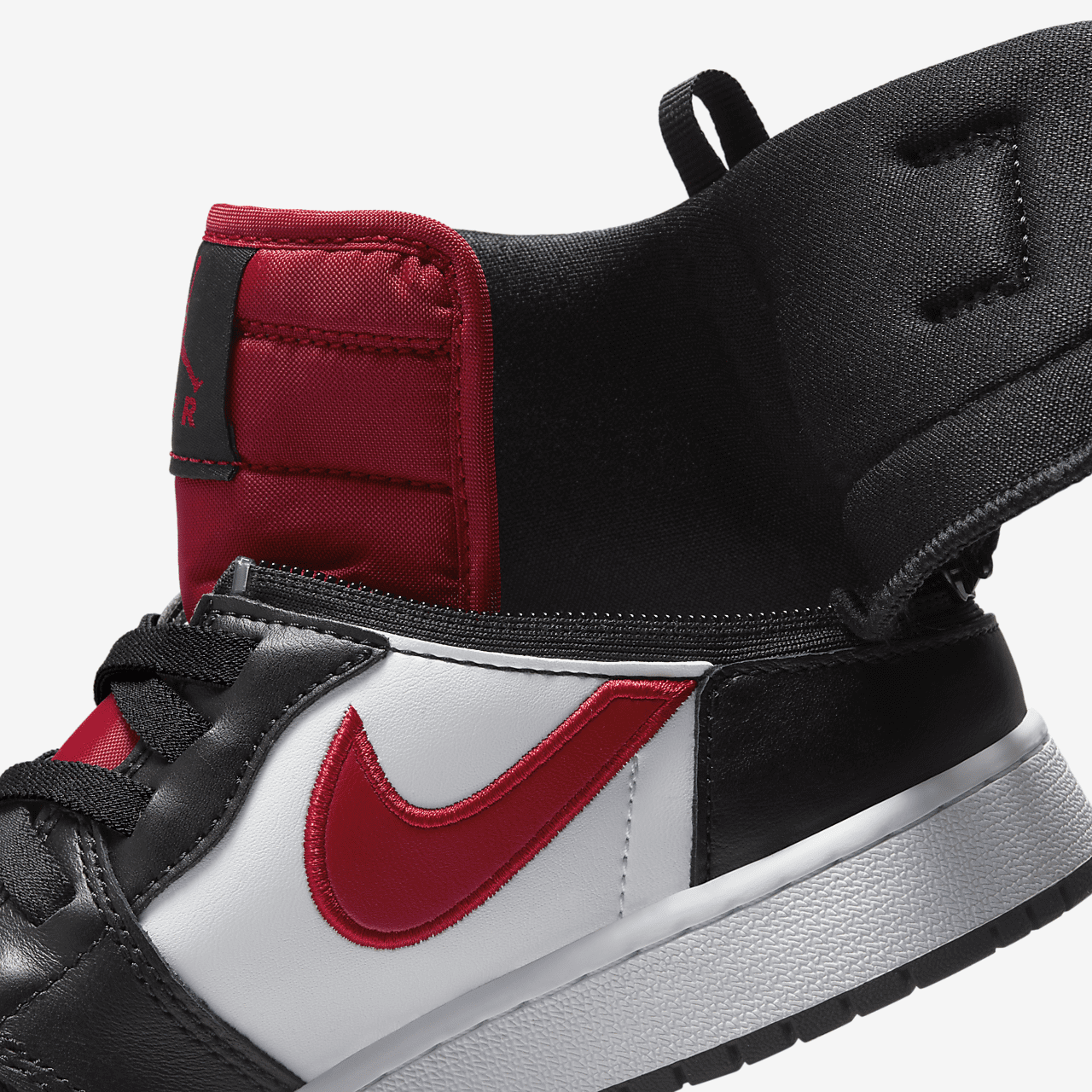 スニーカー NIKE Air Jordan 1 High FlyEase GS 'Black Gym Red' 2019 [GS] Nike Air Jordan 1 High FlyEase (GS) 'Black Gym Red/ Bred