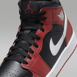 Air Jordan 1 Mid Black Gym Red DQ8426-061 | More Sneakers
