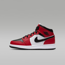 Air Jordan 1 Mid GS Chicago Black Toe 2026 554725-069 | More Sneakers