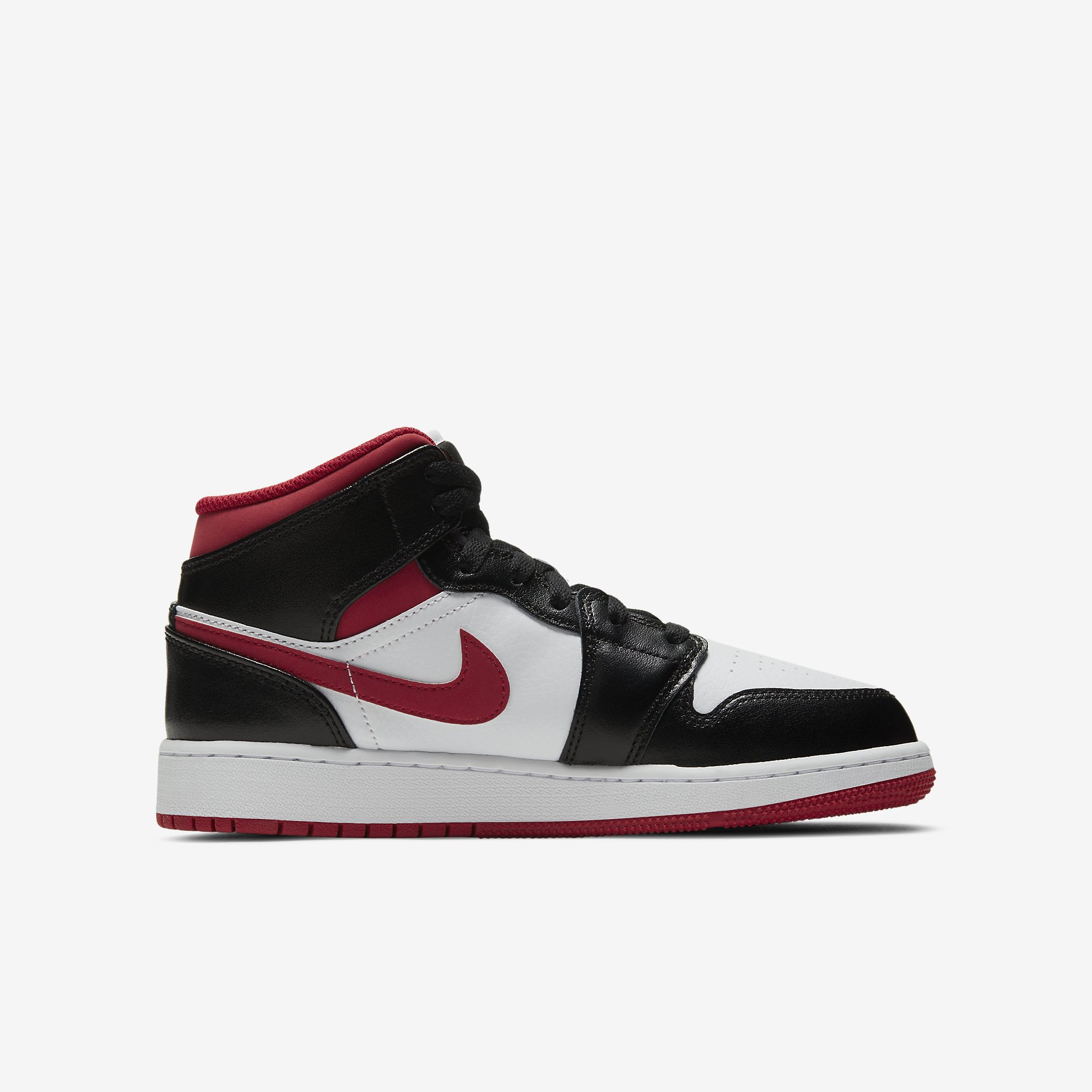 Air Jordan 1 Mid GS Gym Red Black White DJ4695-122 | More