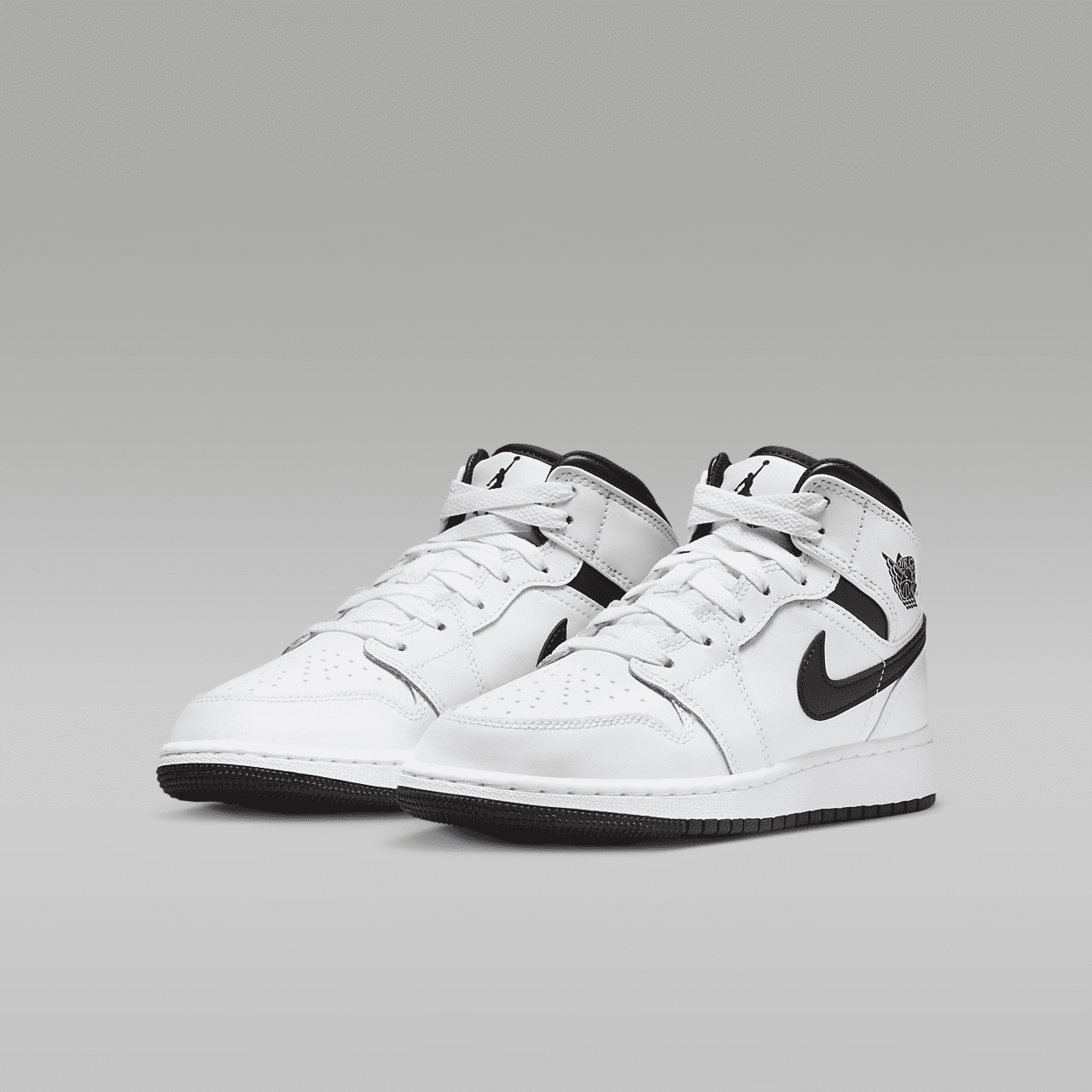 Air Jordan 1 Mid GS White Black DQ8423-132 | More Sneakers