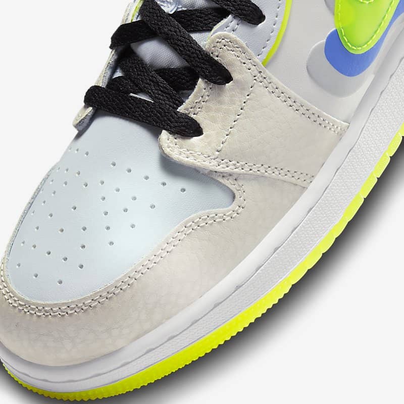 Air Jordan 1 Mid SE GS Warped Swoosh DV1314-017 | More Sneakers