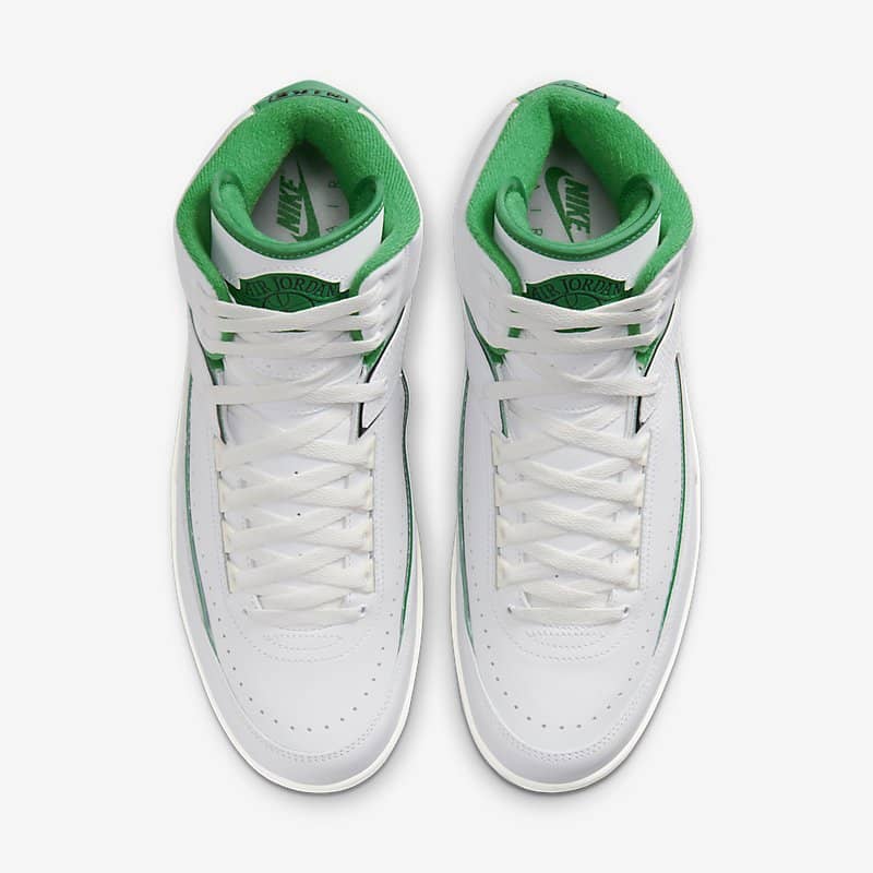 ラッキー② 楽天市場】NIKE AIR JORDAN 2 RETRO WHITE/LUCKY GREEN-SAIL DR8884