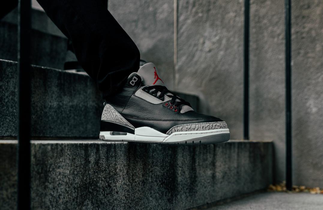 Air Jordan 3 Retro Black Cement 2024 DN3707-010 | More Sneakers display picture 3
