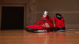jordan 5 toro bravo finish line