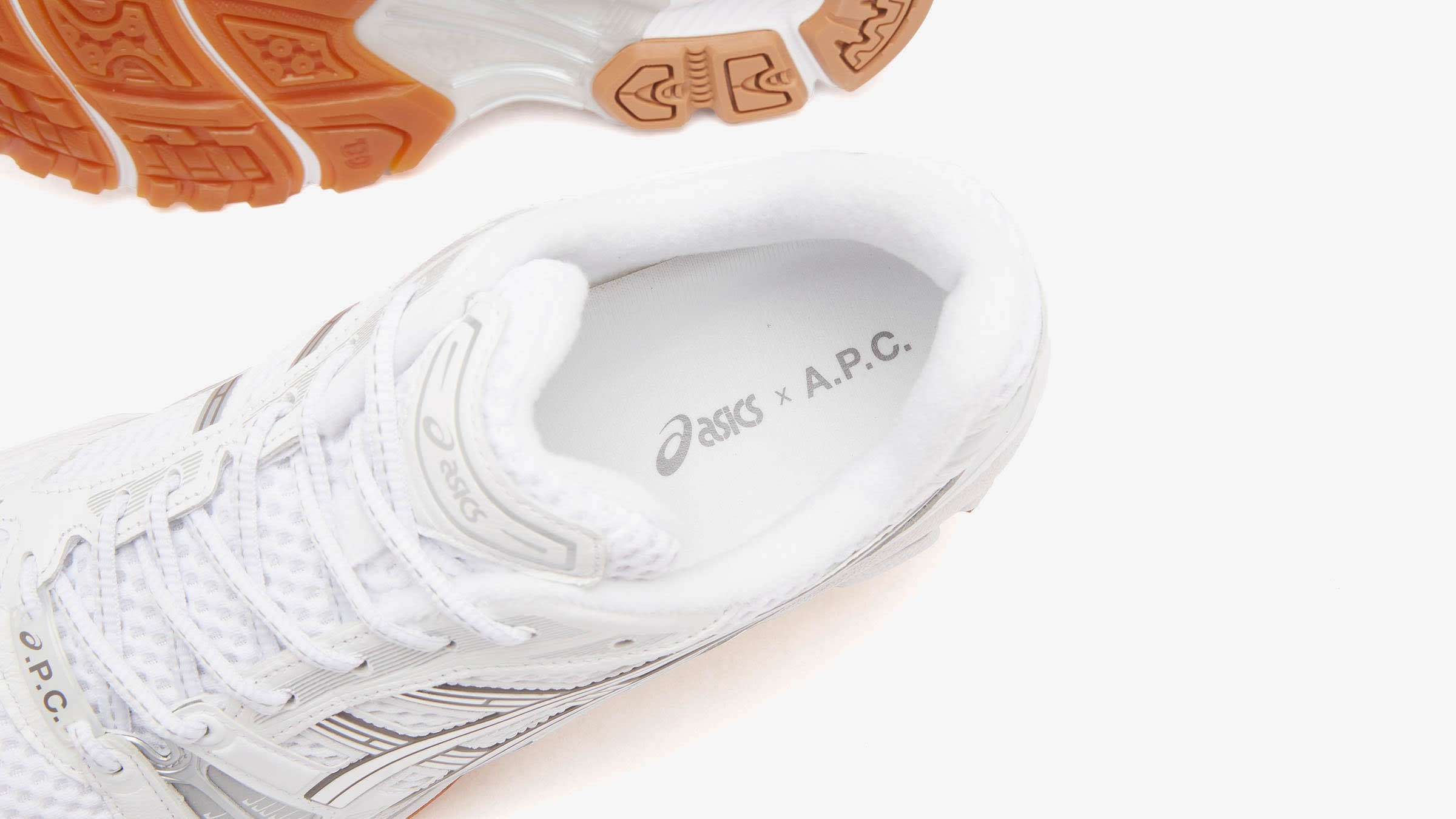 A.P.C. × Asics Gel-Kayano 14 \"White/Pure A.P.C. x Asics Gel Kayak 14 White/ Pure Silver | Hype Streetwear