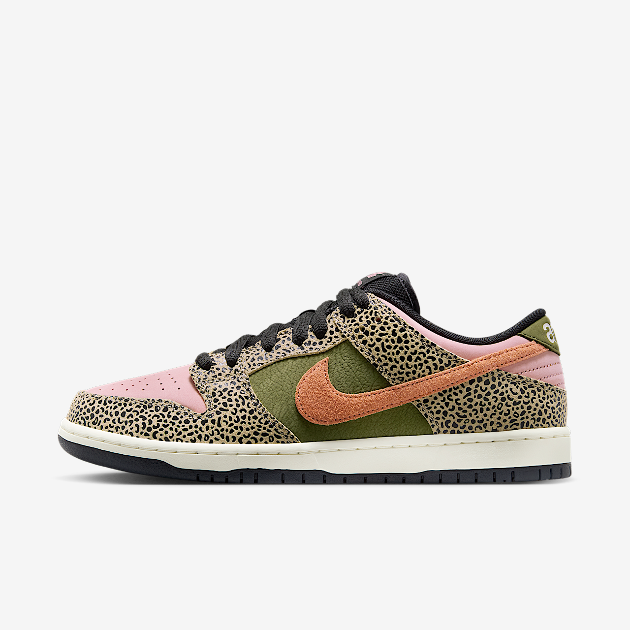 超美品★Nike SB Dunk Low Pro Electric Safari Nike SB Dunk Low Pro Electric Pack Olympic Safari FZ1233-002 Mens
