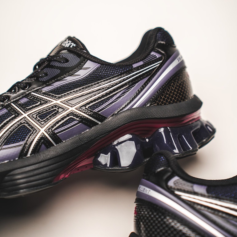 スニーカー asics SNEAKER (1203A737) GEL-KINETIC FLUENT | BLACK/BLACK | スポーツスタイル メンズ