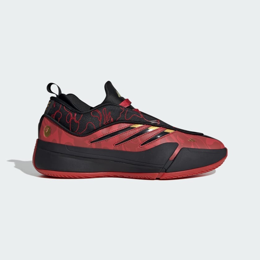 BAPE x adidas Dame 9 Better Scarlet IH0786 | More Sneakers