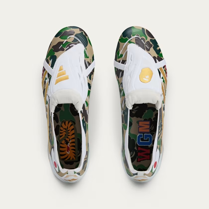 adidas gazelle silver green womens BAPE X ADIDAS main image 1