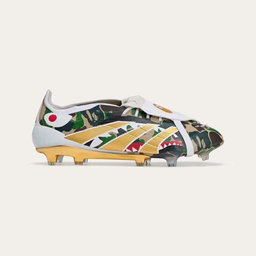 BAPE x adidas Predator Elite Tongue Shark Camo JS3104 | More Sneakers