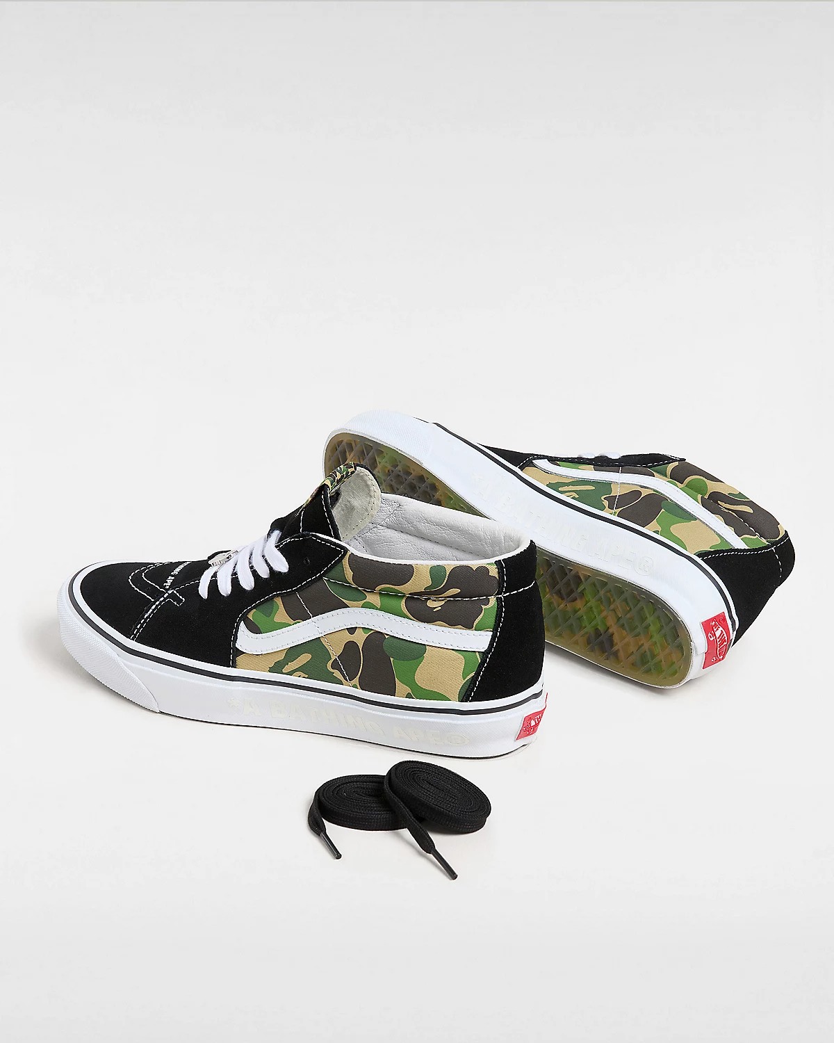 Bape x Vans Sk8-Mid Camo VN000MZGCX3 | More Sneakers