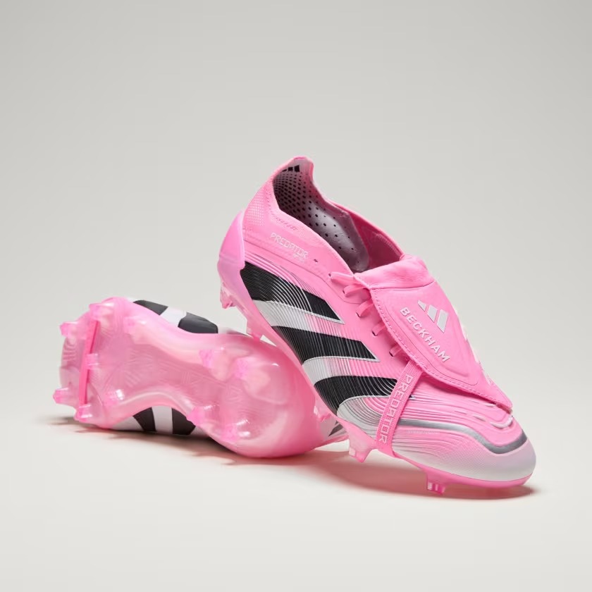David Beckham x adidas Predator Elite FT FG Cleats Beam Pink