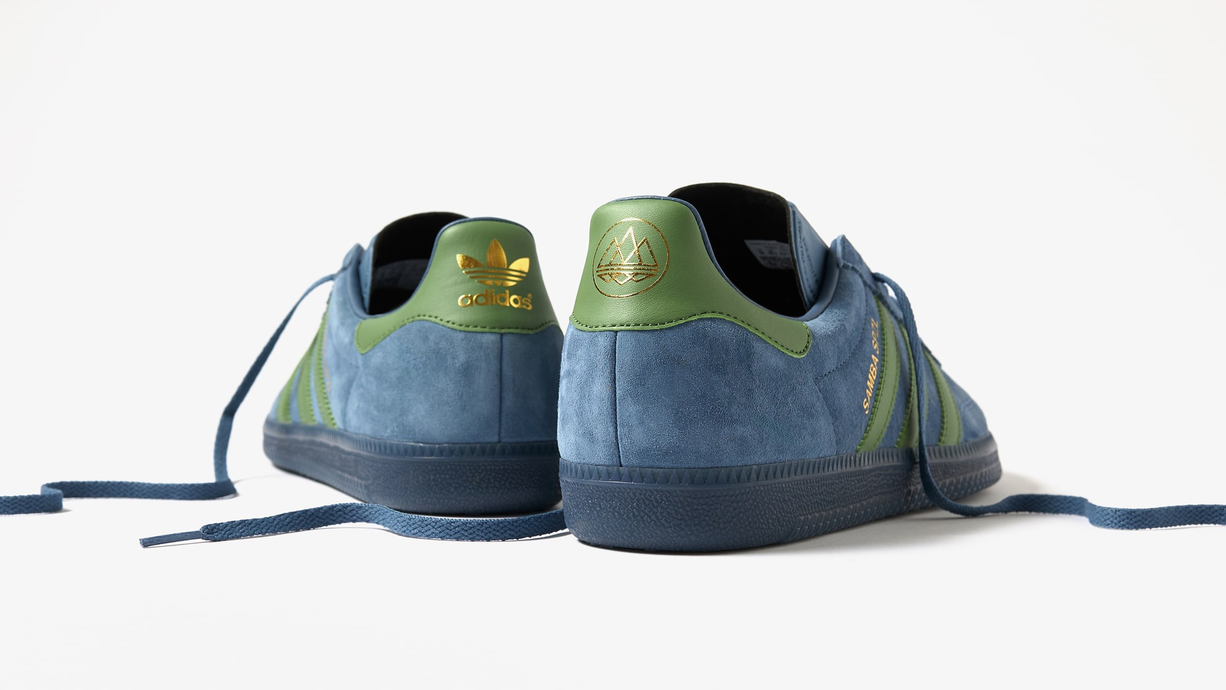 END. x adidas Originals SPZL Samba Dark Blue - By The Sea Pack IH9926 |  More Sneakers
