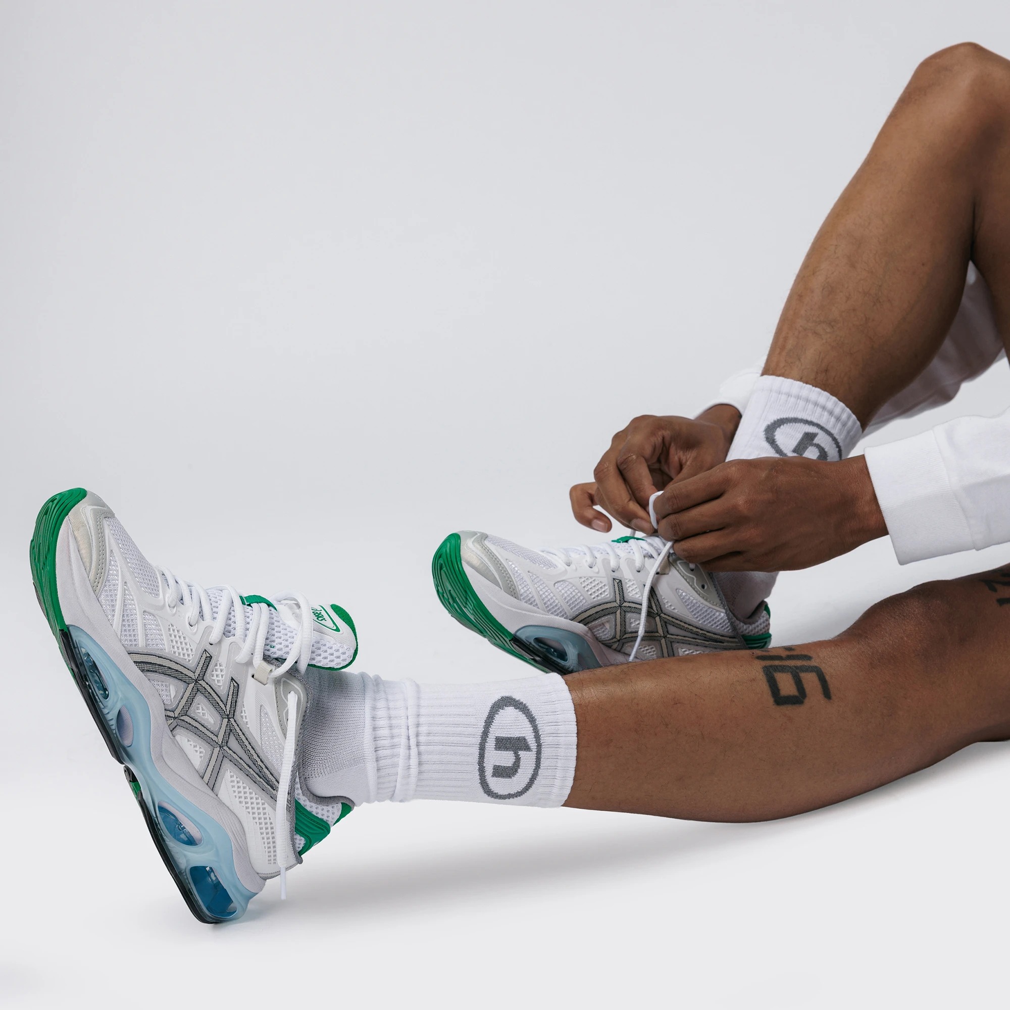 Hidden NY x Asics Gel-Kinetic 2.0 White Castlerock 1203B169-100 