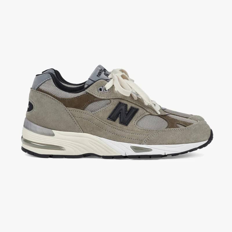 jie New Balance 991 MiUK JJJJound Grey Olive Men's - M991JJA - US