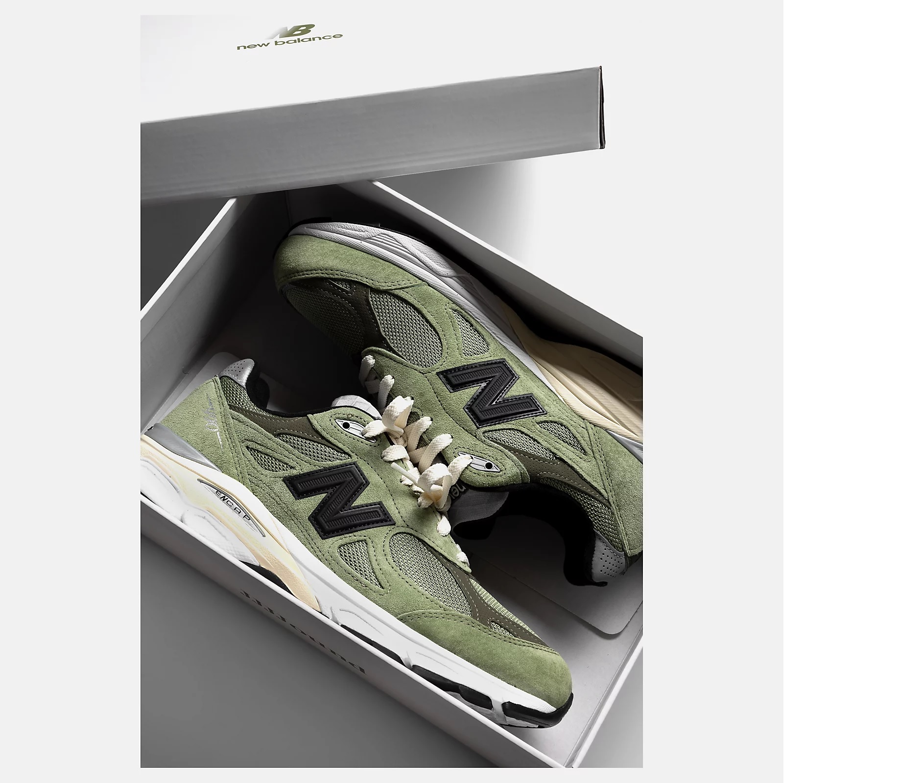 JJJJound x New Balance Made in USA 990v3 Olive Black M990JD3