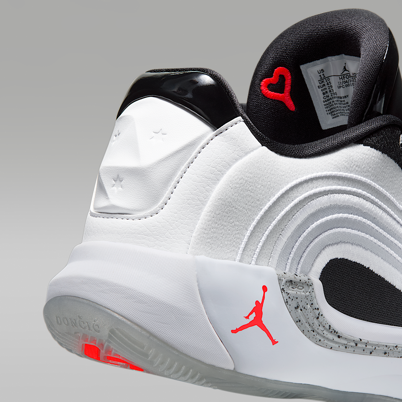 Nike Jordan Luka 4 Basketball Mens 16 White Cement HF0823-101 Sneaker Jordan Luka 4 White Cement HF0823-101 | More Sneakers main image 2