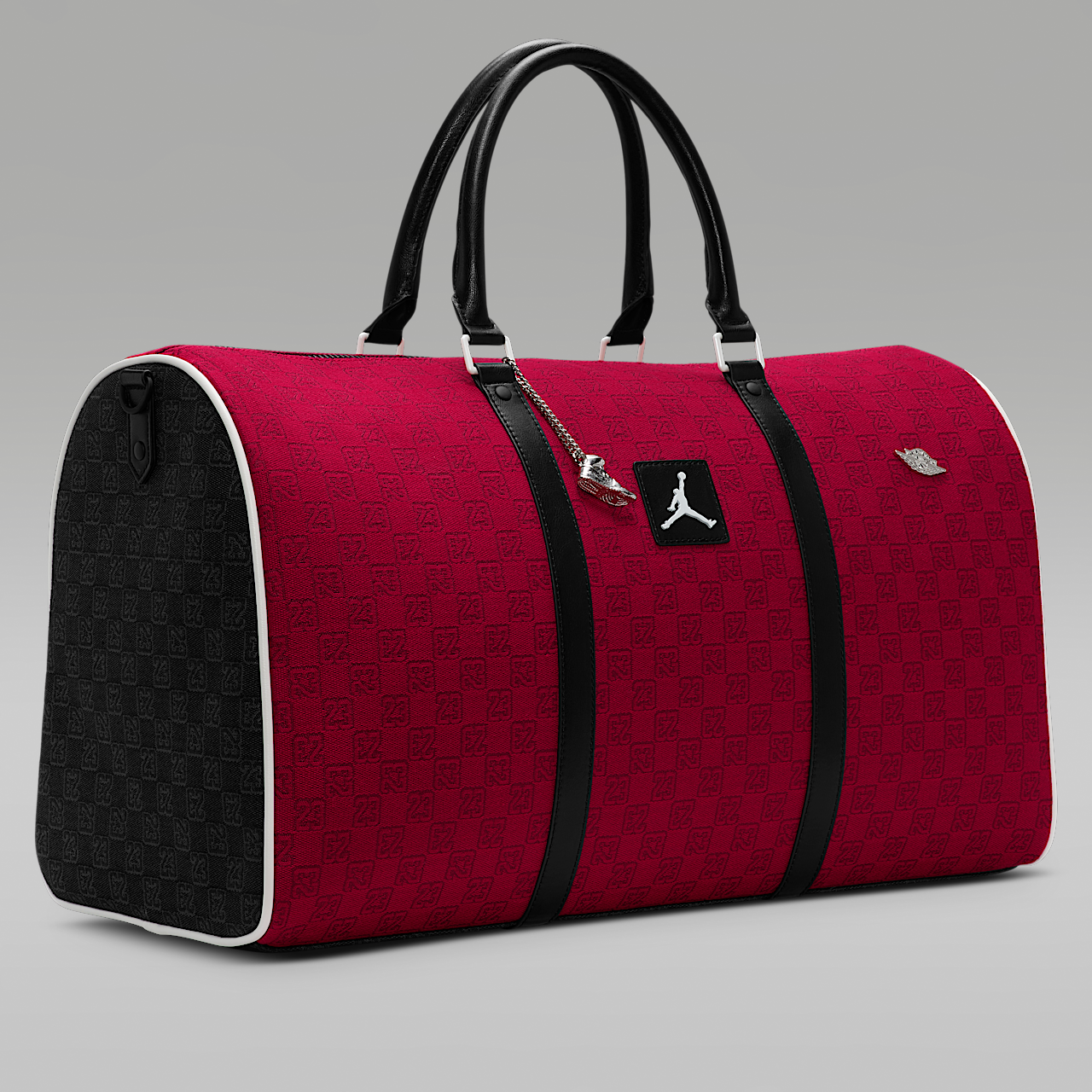 Jordan Monogram Duffle Bag Varsity Red HF1867-636 | More Sneakers