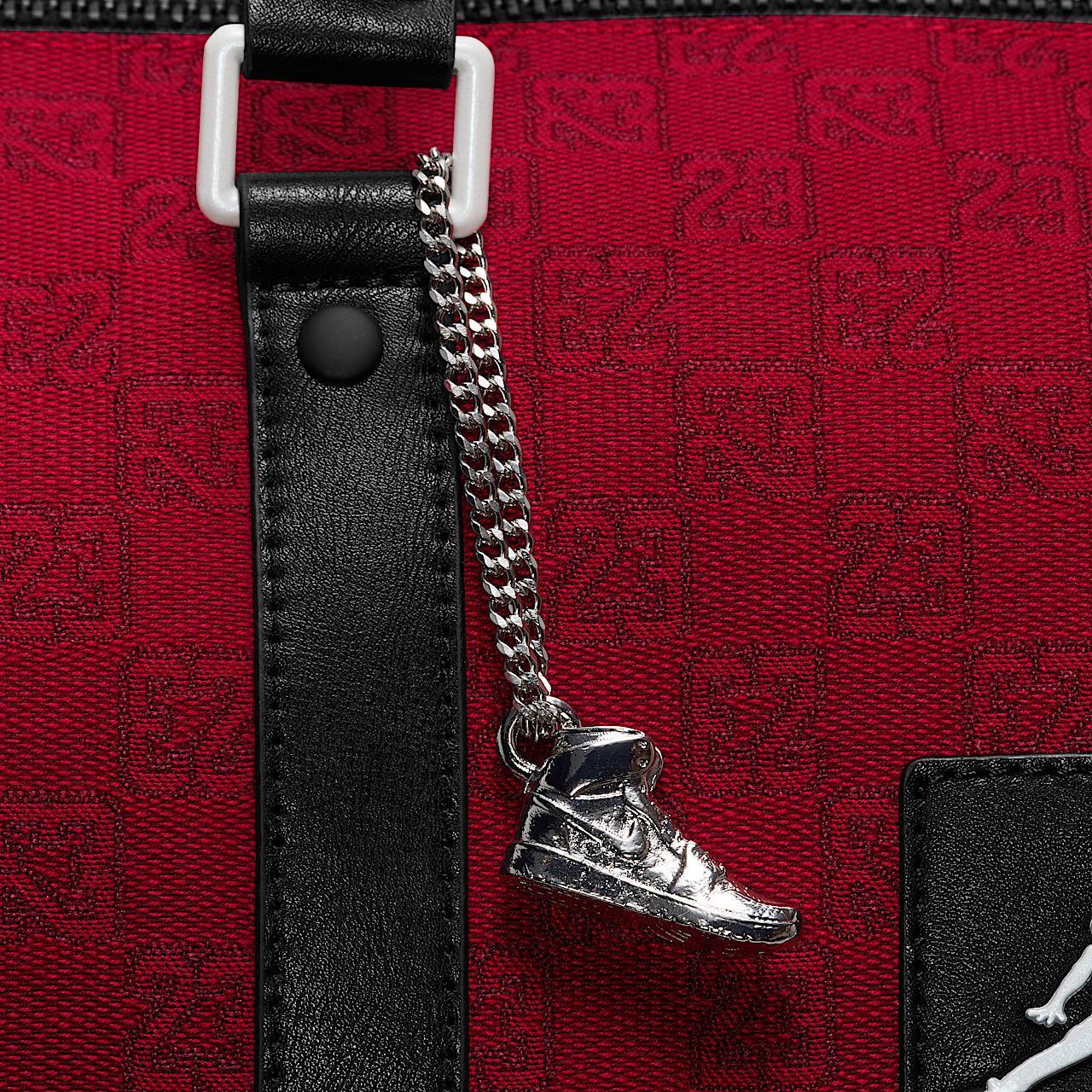 Jordan Monogram Duffle Bag Varsity Red HF1867-636 | More Sneakers